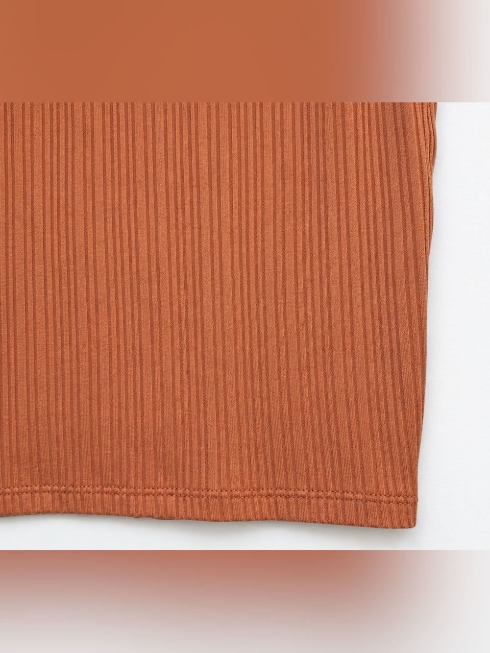 Forever 21 Terracotta Ribbed Button-Front Tank Top size medium - Picture 13 of 15